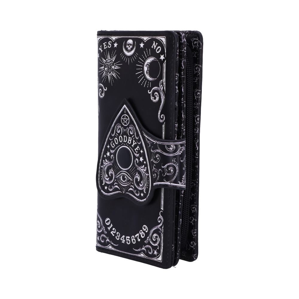 Nemesis Now - Spirit Board Planchette Embossed Purse 18.5cm Damen Geldbörse - Schwarz/Weiß